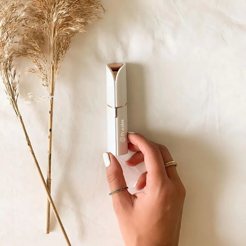 Caneta Depiladora Facial e Corporal + Cabo USB + Escova de limpeza