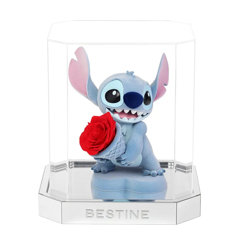 Stitch Amor Eterno - Material Antialérgico - Presenteie Quem Você Ama! [ÚLTIMAS EMBALAGENS]