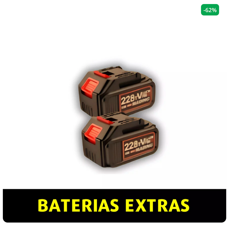 [LEVE 2 BATERIAS DE BRINDE] Pistola de Pintura Pulverização HVLP à Bateria 20V 1200ml com Carregador Bivolt