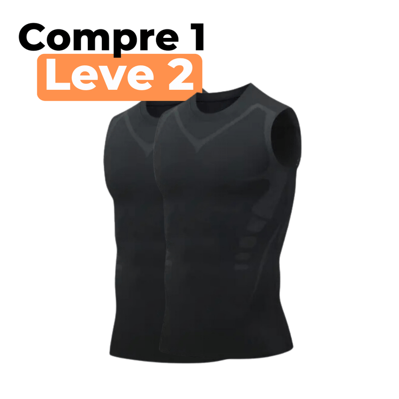 [QUEIMA GORDURA🔥] Camisa Modeladora - Ionic TechVest™ | COMPRE 1 LEVE 2 | ULTIMAS UNIDADES